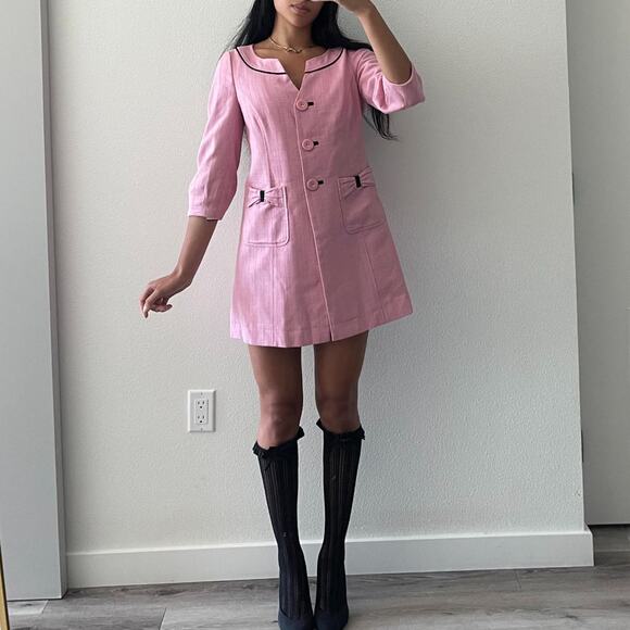 Pink Mid Blazer - Picture 1 of 6